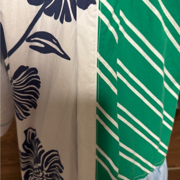 Anthropologie x Maeve Mixed-Print Buttondown Dress L - Picture 11 of 14